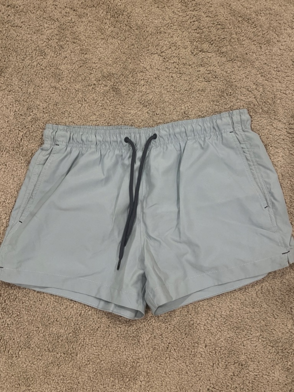 H&M Light Blue Athletic Drawstring Shorts